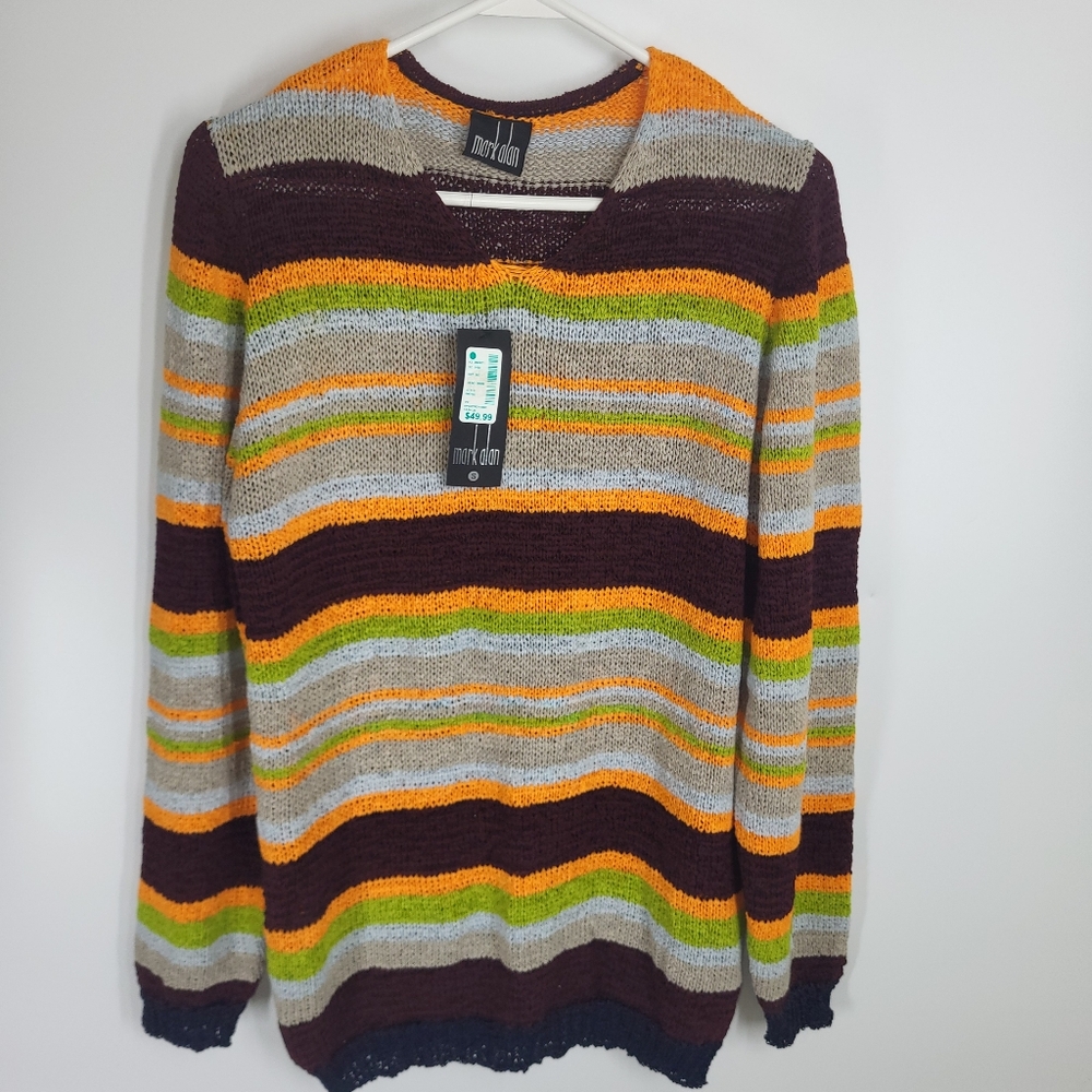Mark Alan Striped Long Sleeve Sweater